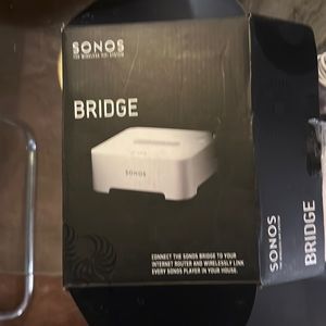 Sonos Bridge two units. One new in box.